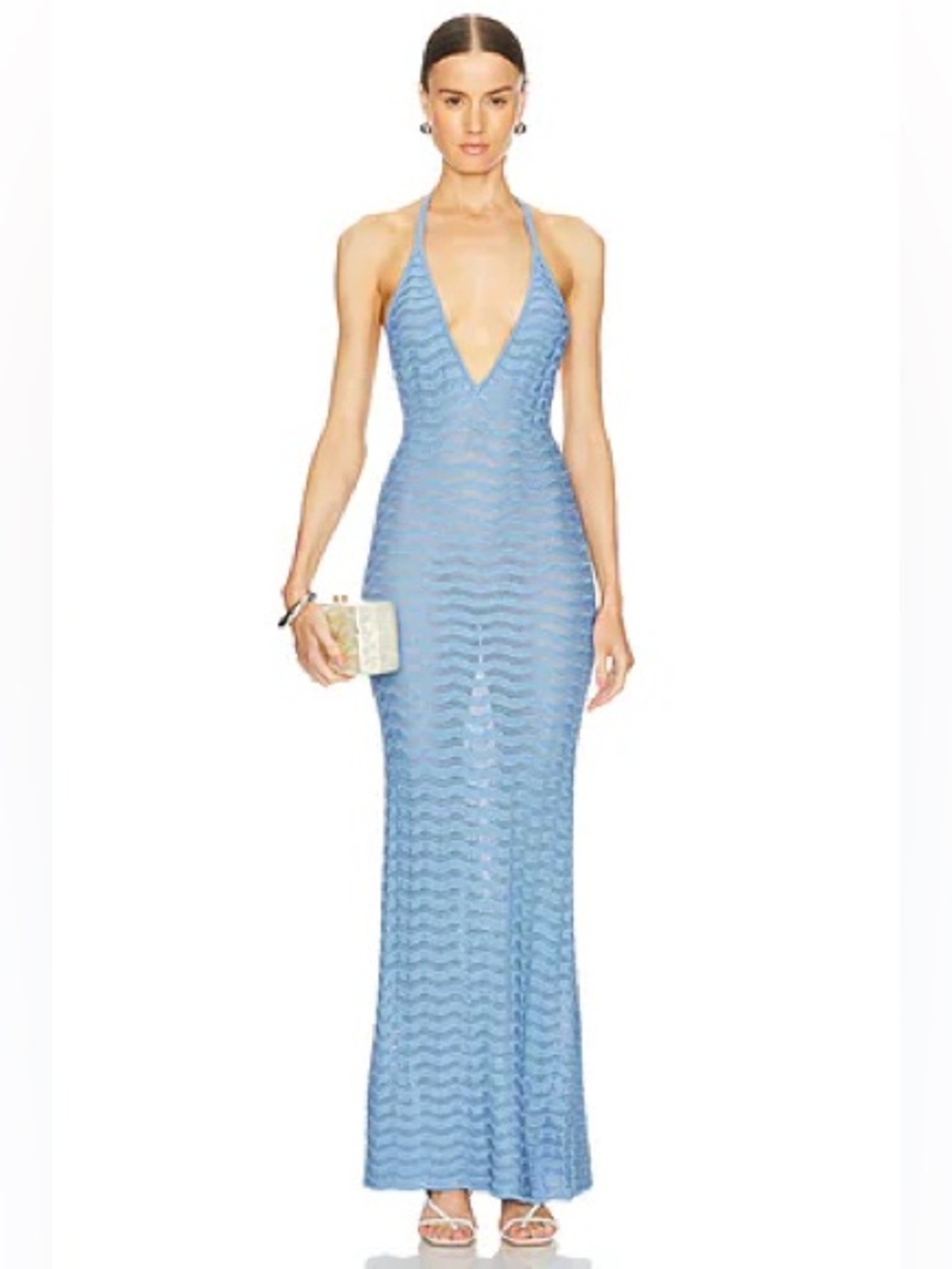 NWT RONNY KOBO Yael Dress in Cornflower.